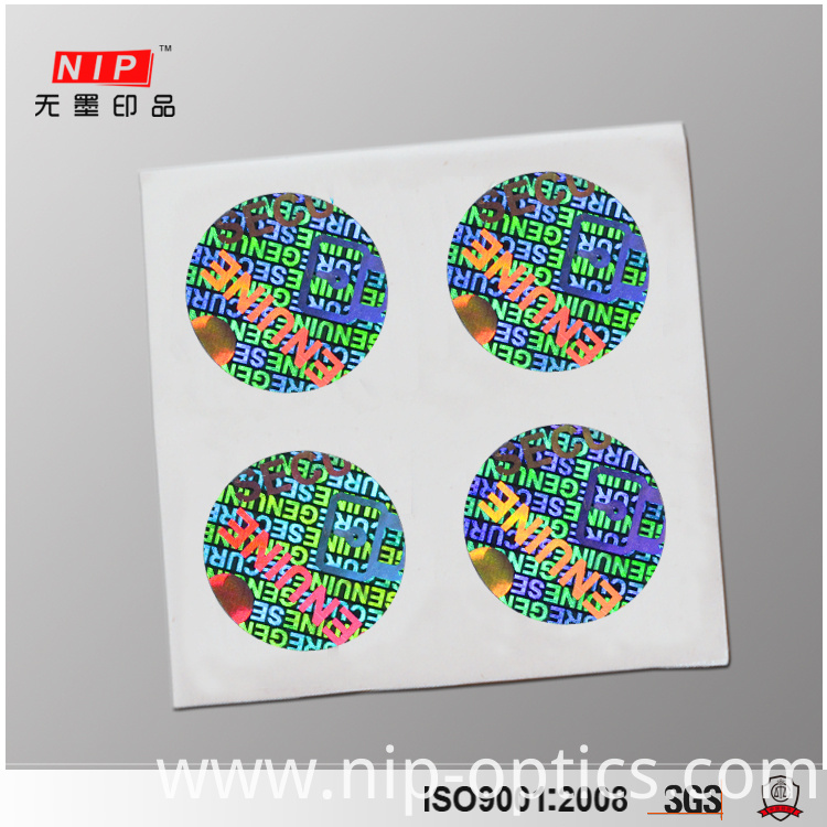 Genuine hologram stickers Genuine hologram stickers